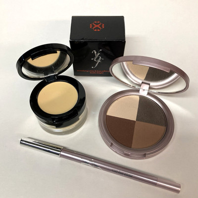 3 YBF Your Best Friend Eyeliner Eyeshadow Quad Yellow Neutralizing Creme/Powder