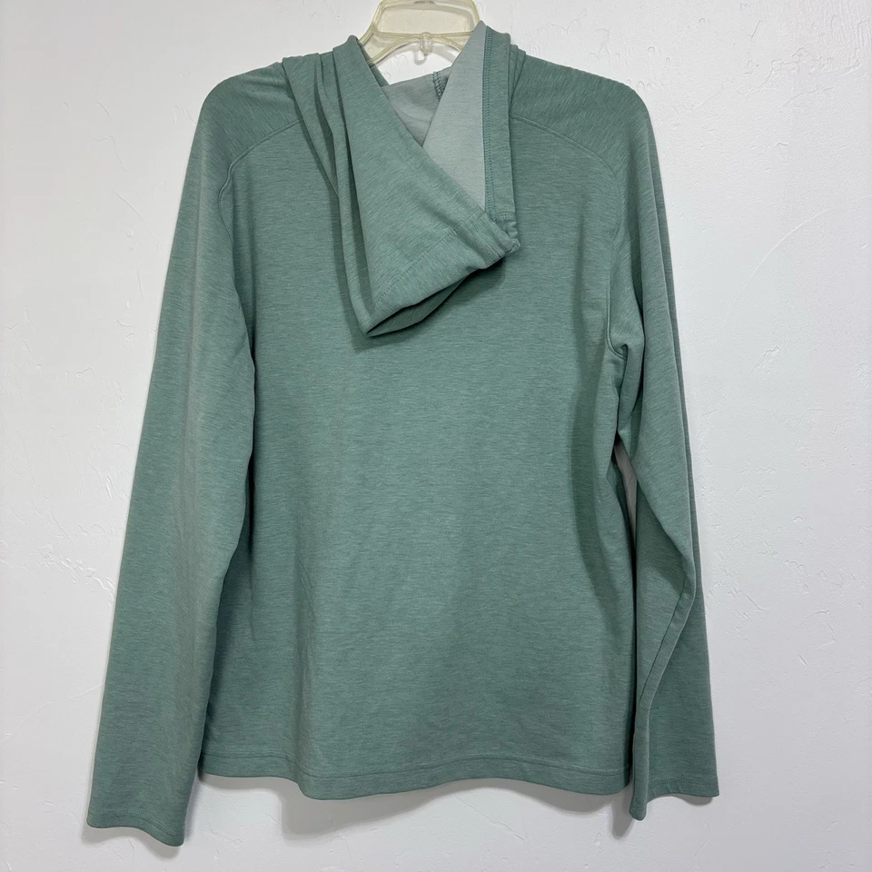 Old Navy Active Dynamic Fleece 4 Way Stretch Men's Large Hoodie Green Pullover - Image 4 of 4