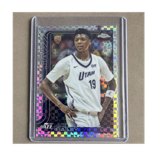 Topps Chrome Ace Bailey Utah Jazz Rookie 2025 #255 X-FRACTOR 