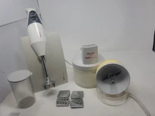 BAMIX  Of  Switzerland Hand Immersion Blender Full Set Excellent Rare