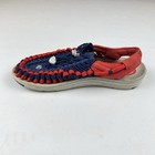 Keen Uneek Mens 7.5 Paracord Outdoor Sport Trail Sandals Hiking Camping Red Blue — photo 4