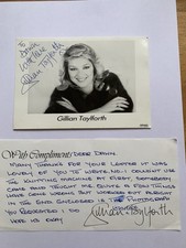 eastenders tv memorabilia Cast Card & Slip 1985 Gillian Taylforth Cathy Beale