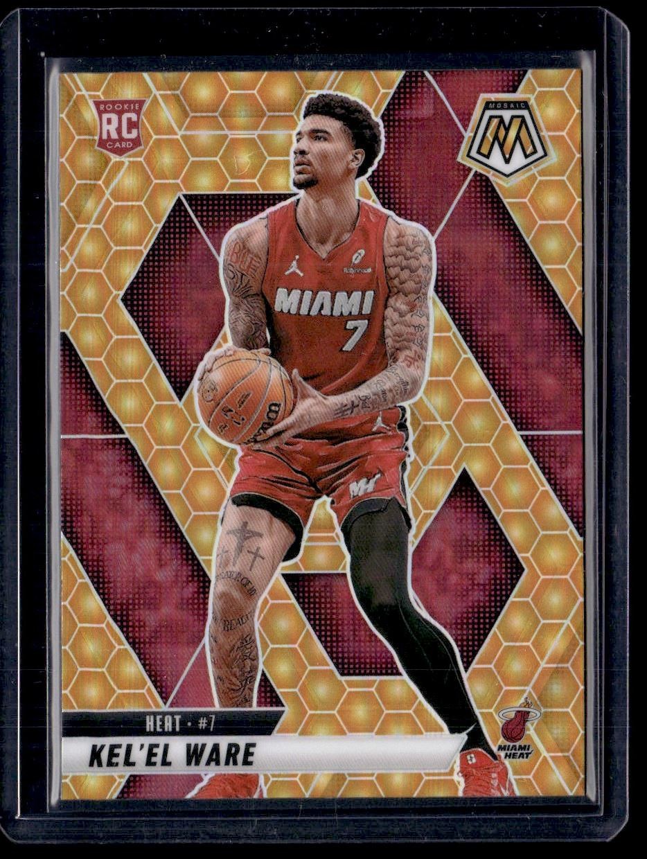 2024-25 Panini Mosaic Honeycomb SP Kel'el Ware Rookie Miami Heat #232