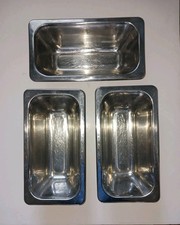 (3) Vollrath 18-8 Stainless Pan Commercial St...