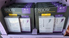 SNOW DISSOLVING TEETH WHITENING STRIPS 42 EXTRA STRENGTH  12 BRIGHTENING STRIPS