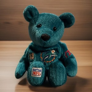 Salvino's Bammers #13 Dan Marino Miami Dolphins Plush Bear
