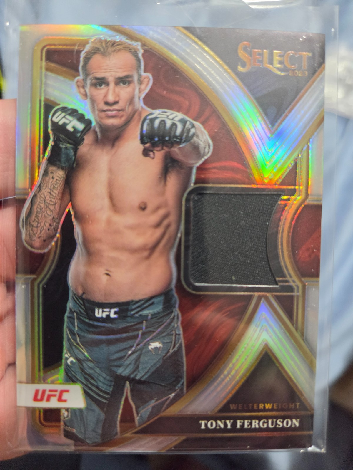 2023 Panini Select UFC - FIGHTER WORN Tony Ferguson  relic