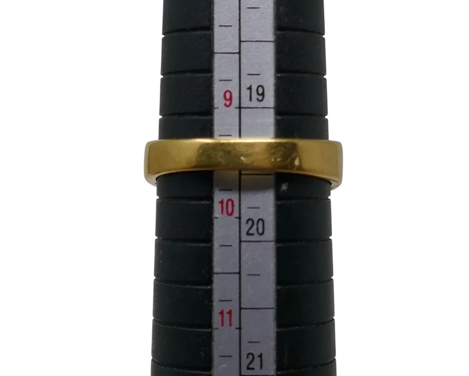 Anel Technibond ouro 18K sobre prata esterlina zircônia cúbica tamanho 9,5 - Imagem 4 de 4