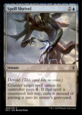 Spell Shrivel 66 Common Battle for Zendikar Magic: The Gathering Near Mint