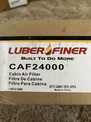 Luber Finer CAF24000 Luberfiner Caf24000 Cabin Air Filter (3 pack)