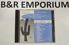 Top Hits Monthly - Country December 2003 - 2003 Panorama - Used CD G Karaoke