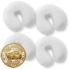 Saloniture 4-Pack Premium Microfiber Face - Fitted Massage Table