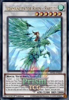 Adamanzipator Auferstanden 1. Auflage Ultra Rare MP21-DE231 Yu-Gi-Oh