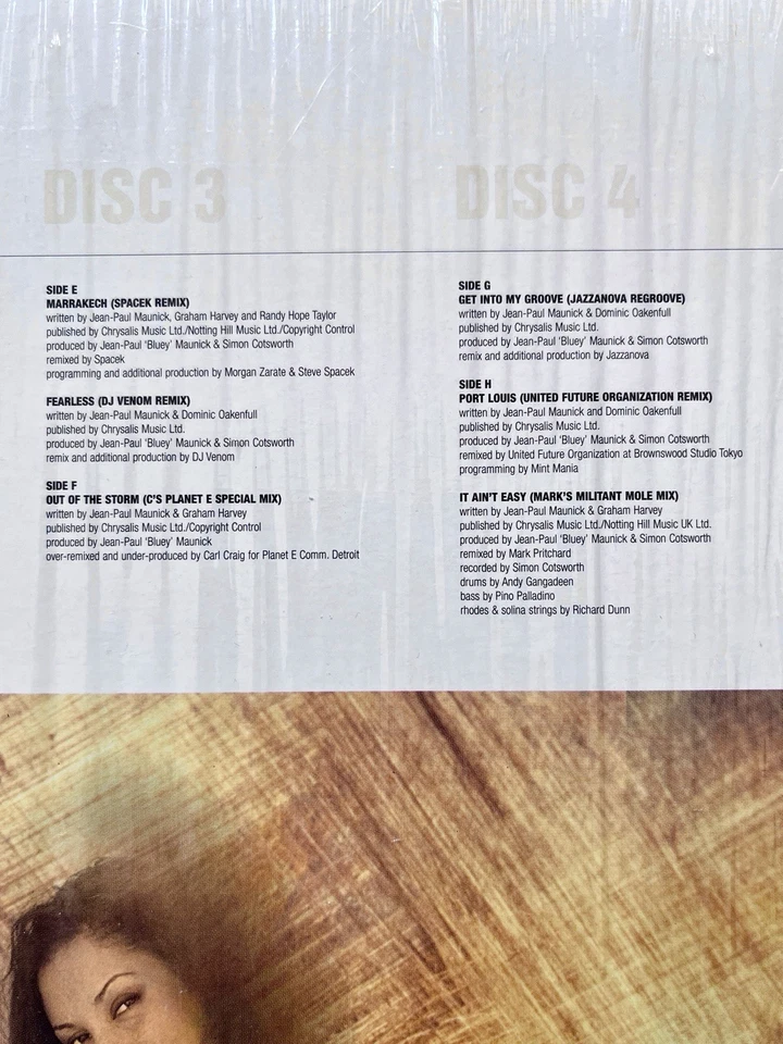 Incognito - Future Remixed, Vinyl 4 LP Box 2000 Talkin Loud Rec, MAW, Carl Craig - Bild 3 von 4