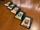 New ListingLot of 5 Atari 2600 Parker Brothers Frogger, Q-Bert, Star Wars - untested As Is