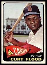 1965 Topps Curt Flood #415 St. Louis Cardinals