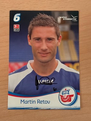 Martin Retov FC Hansa Rostock autograph card original signed #52063