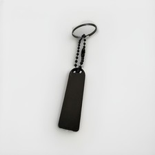 Survival Whistle Plastic Super Loud Emergency Hiking Outdoor Black Keyring