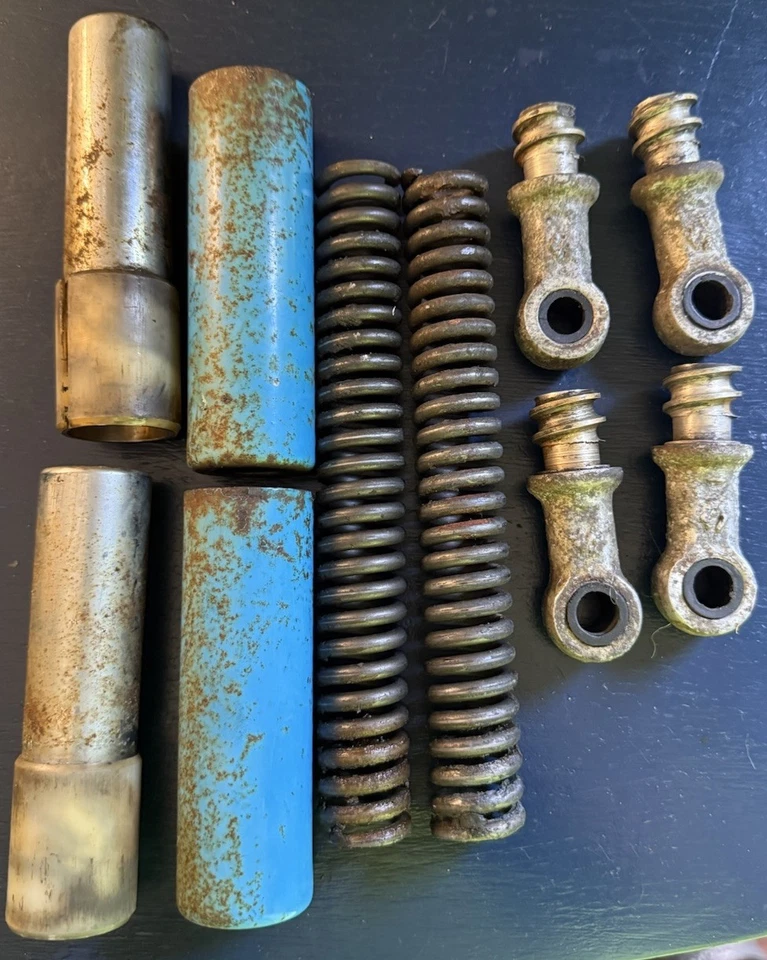 1972 SUZUKI MT50 Trail Hopper OEM задние амортизаторы Япония 1973 1971 работает MT 50 - Изображение 2 из 4