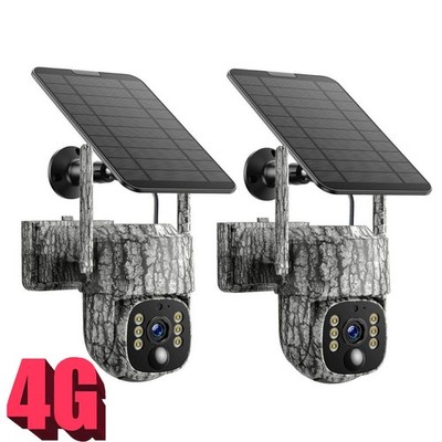 4G LTE Cellular Trail Camera with Unlimited Data PTZ Live Streaming Solar Panel