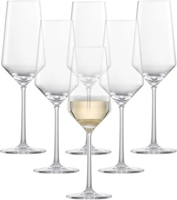ZWIESEL GLAS Pure Champagne Glass (Set of 6), Champagne Flutes with Effervescent