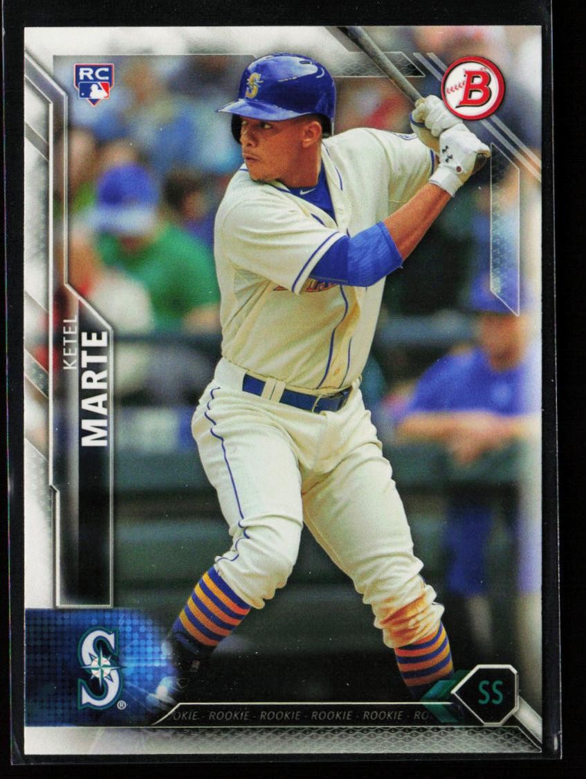 Ketel Marte 2016 Bowman #144 Rookie Seattle Mariners RC