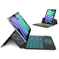 Magic Touchpad Keyboard Case for For iPad Mini 7/6 2024/2021 8.3 inch Black