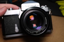 Nikon Nikomat FTN, Silver, Nikkor 50MM AI f/1.4 lens bundle.