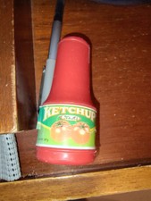 Vintage Little Tikes Play Food Ketchup Bottle Replacement Pretend Kitchen