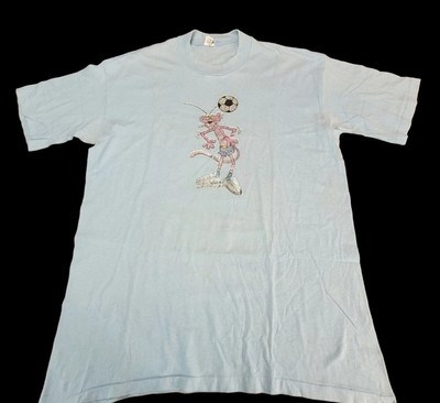 1978 Pink Panther Single Stitch Tshirt Sparkled Soccer Star Mens Sz XL Fun-Tees