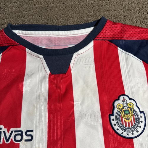 Guadalajara Chivas Mexico Remini Jersey Polyester Soccer Size Adult - Picture 9 of 14