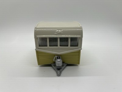 Caravane Shasta Airflyte 1958 Blanche Et Jaune - Brooklin 1/43 - BRK 72