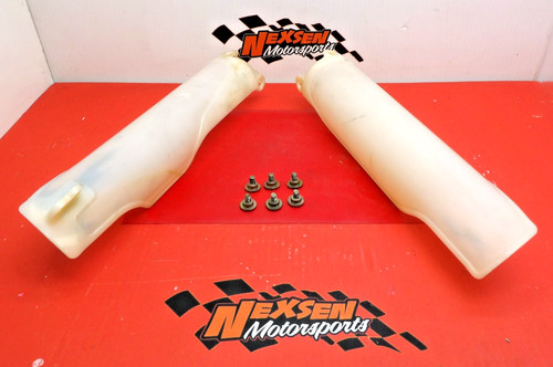 2005 Honda CRF450R Front Fork Guards Left Right Pair 51620-MEN-000ZA