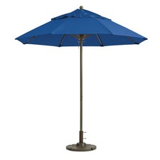 Grosfillex 98389731 Windmaster 7.5' Pacific Blue Patio Umbrella