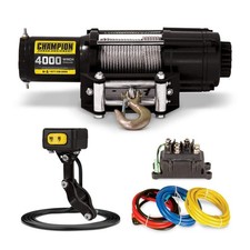 Champion Power Equipment 4000 Lbs. Atvutv Winch Kit Champion Power Equipment 4000 Lbs. Atvutv Winch Kit