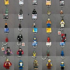 Lego Minifig Keyring Star Wars Batman Kingdom Castle Knight Vintage CMF Retired