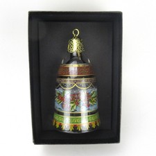 Rosenthal Versace Glas Glocke Weihnachtsglocke Serie Silent Night Glass Bell