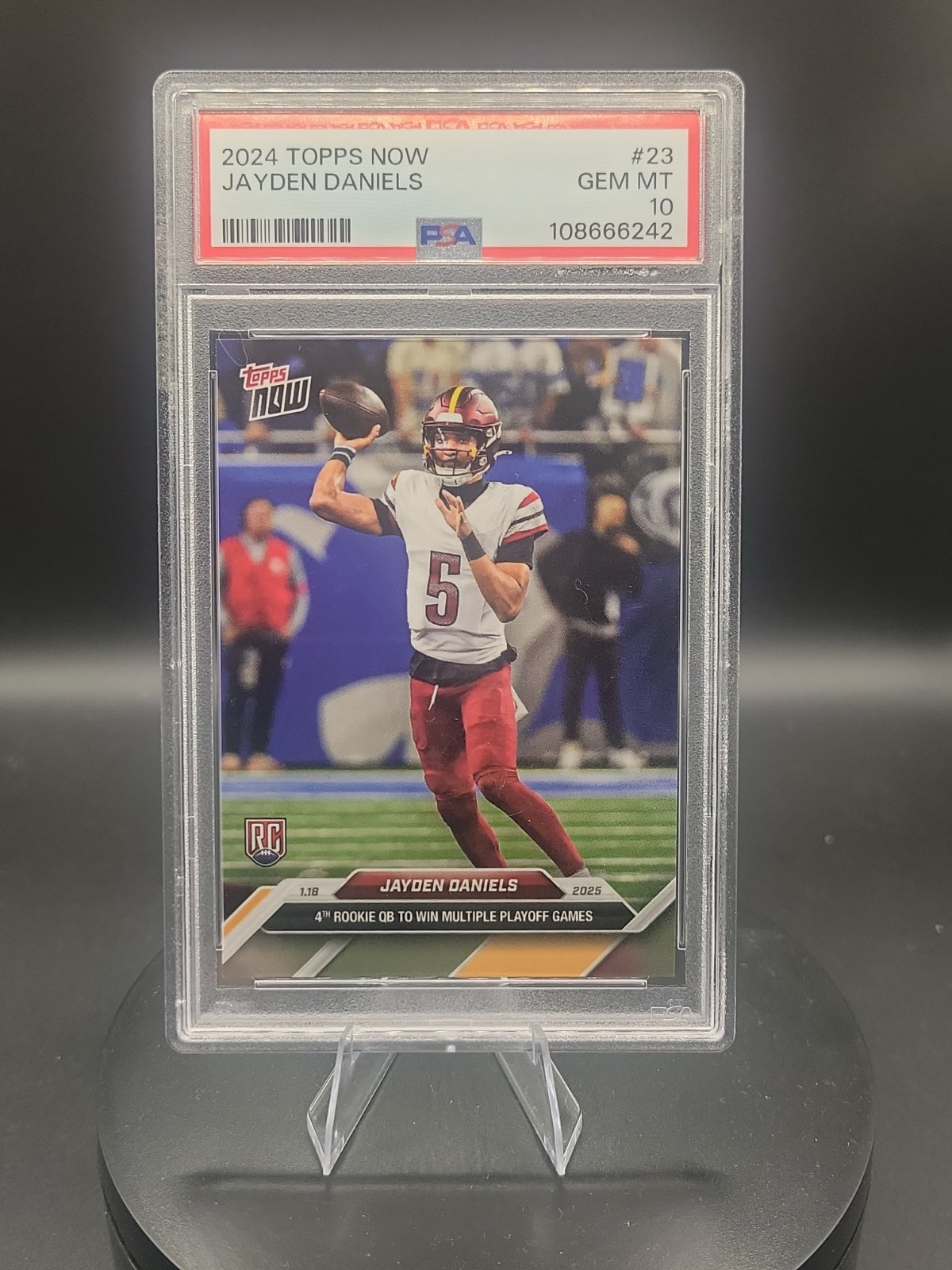 Jayden Daniels Topps Now #23 Base