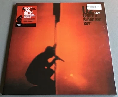 U2 - "Under A Blood Red Sky" (1983) LP - 180 Gram Red Vinyl RSD 40th Ann. Sealed - Image 1 of 3