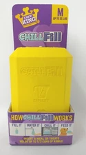 Chew King Chill Fill Toy Holds Dog Treats Medium M up to 25lbs, Durable Natural