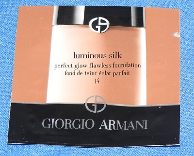 LUMINOUS SILK FOUNDATION PROBE 1ML BEUTEL FARBTON 14 (SEHR TIEF) VON ARMAN1 BN