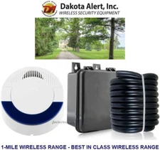 DAKOTA ALERT DCRH-4000 LONG RANGE RUBBER HOSE DRIVEWAY SECURITY ALARM - NEW