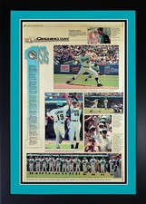 Florida Marlins Opening Day at New Joe Robbie Stadium 4/6/93 Original Newspaper!