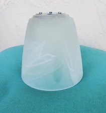 HARBOR BREEZE CEILING FAN SCREW ON FROSTED MARBLED GLASS SHADE