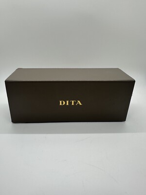 Dita Eye Glasses / Sunglasses Hard Case With Cleaning Cloth & Box
