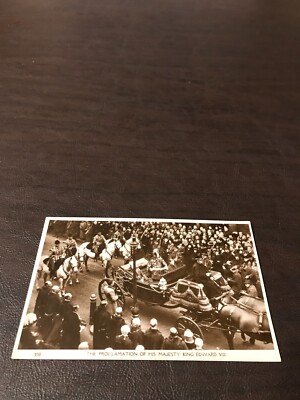 UNPOSTED POSTCARD - PROCLAMATION OF HIS MAJESTY KING EDWARD VIII - 2 OF 2
