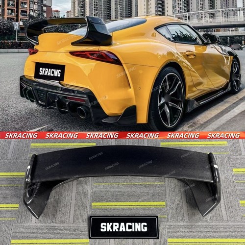 Real Carbon Fiber Rear Spoiler Wing For Toyota GR Supra A90 A91 MK5 2020-2024 - Bild 1 von 19