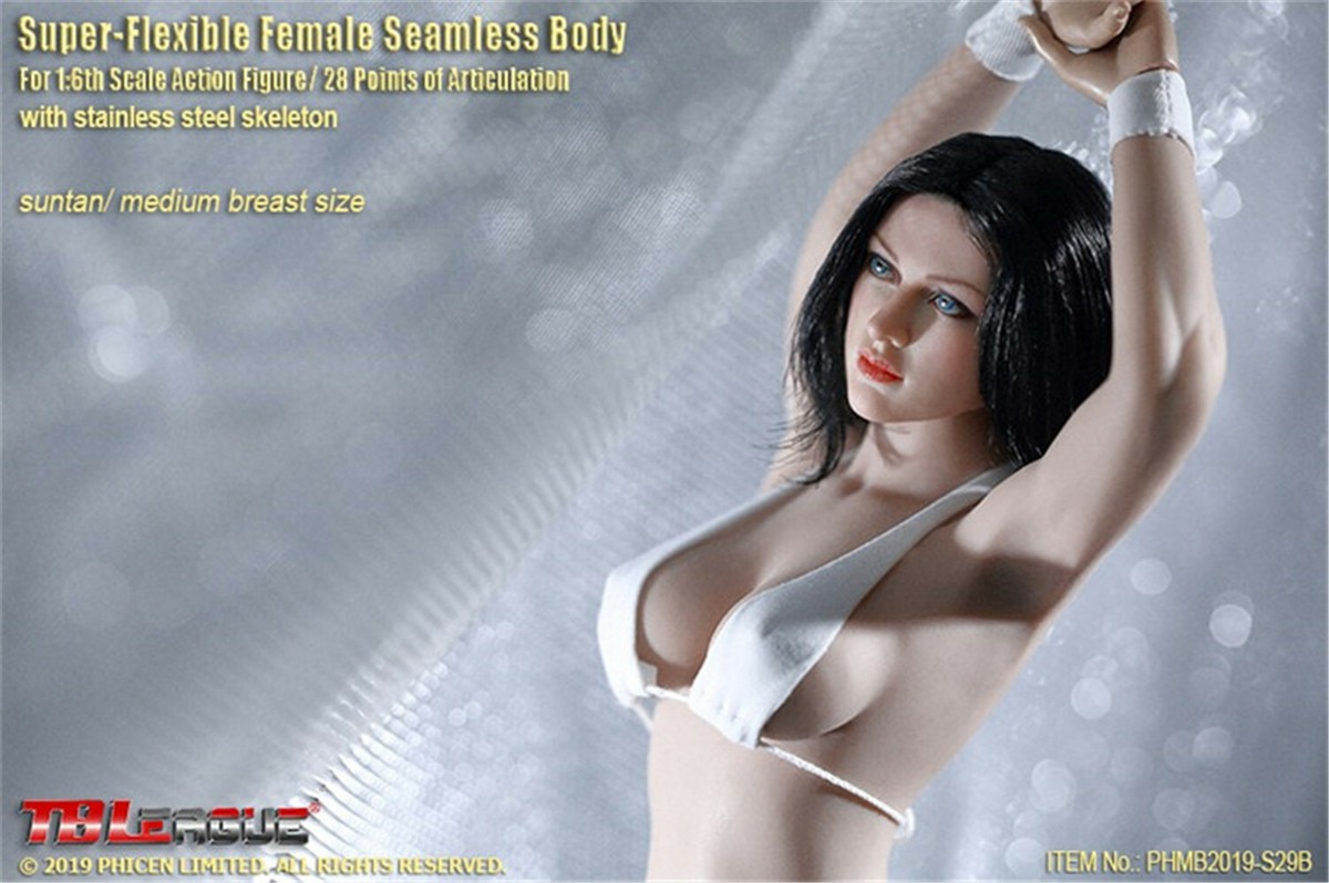TBLeague PHMB2019-S29B 1/6 female body Suntan Mid Breast PH 12