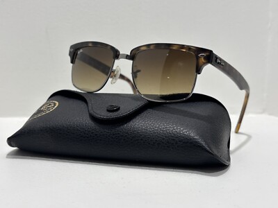 Ray-Ban Rb4190 878/61 Matte Tortoise Browline Sunglasses 52-19 Italy