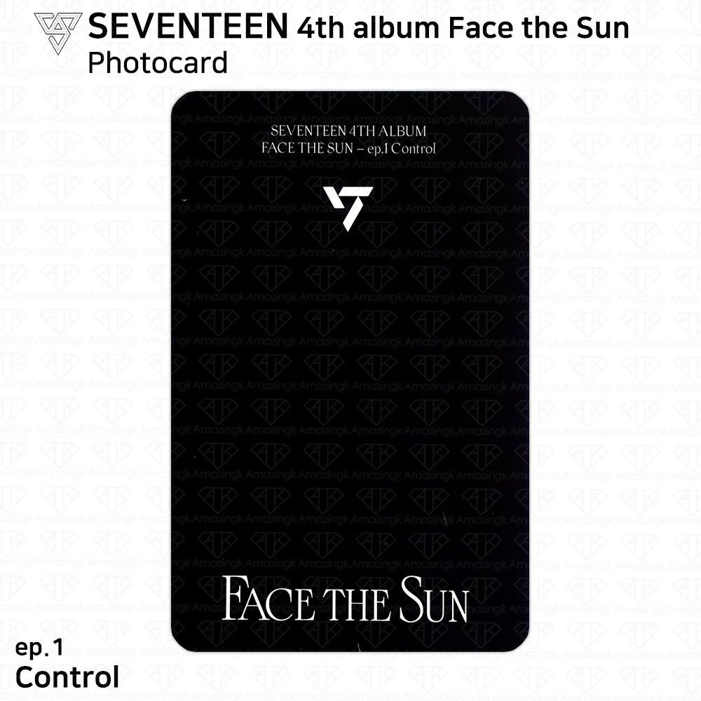 SEVENTEEN 4th Album Face the Sun Official Photocard ep.1 Control